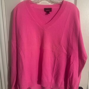 J. Crew Vibrant Pink Cashmere Sweater